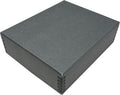 Lineco Museum Archival Storage Box, 8.75x10.75x3 in. Drop Front Design. Acid-Free with Metal Edge. Organize Photos, Pictures, Prints, Documents, Crafts, DIY. Gray, 1 Pack