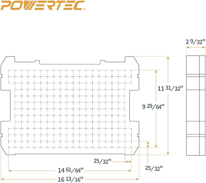 POWERTEC 71585 Foam Insert for DEWALT DWST88801 TSTAK System
