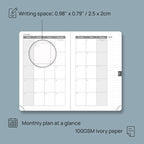 POPRUN Pocket Calendar 2026 (Small Size- 4'' x 6.25") Weekly and Monthly for Purse - Planner 2026 (Jan. 2026 - Dec. 2026) with Vegan Leather Soft Cover,Pen Holder and More - Green