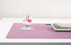 NODITO Dual-Sided Leather Desk Pad,Blotter for Laptop Computer,Mouse Pad,Writing,Drawing,Arts and Craft Mat (17"x24", Lilac)