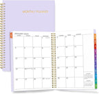 SUNEE 2026-2027 Planner - 24 Months (Jan 2026 - Dec 2027) - 7"x10" Monthly Spreads & Yearly Planner, Purple