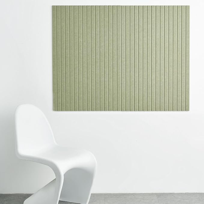 VIVELDA Large Bulletin Board 48"x36" - Office Wall Organizer to Replace Your Old Cork Boards for Walls for Office Decor - 12-Pack Felt Wall Panels for Use in Home Office Decor, Classroom Decor (Sage)