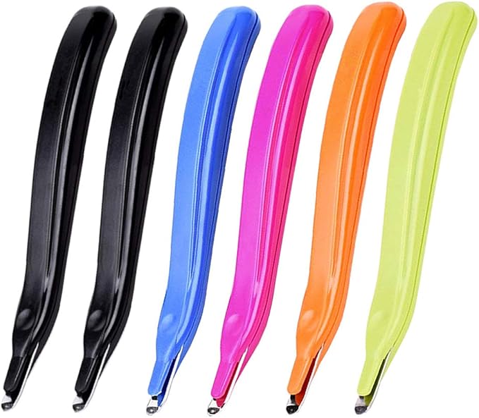 ZZTX 6 PCS Professional Magnetic Staple Remover Puller Staples Remover Staple Removal Tool for School Office Home 5 Colors