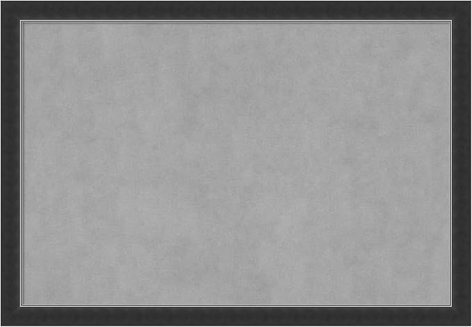 Amanti Art Black Framed Magnetic Board 27x39 Large Vision Board for use with Magnets, 100% Metal Sheet to Display Items as Office Decor or for Home Organization in mudroom, Kitchen or Kids Room