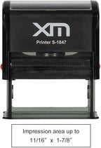 Custom Stamp Self Inking - 4-Line Personalized Address Stamps | US-Made Return Address Labels | Replaceable Ink & Multi-Scene Use, Medium