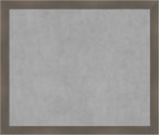 Amanti Art Grey Framed Magnetic Board 22x26 Medium Vision Board for use with Magnets, 100% Metal Sheet to Display Items as Office Decor or for Home Organization in mudroom, Kitchen or Kids Room