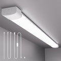 Modlicht Plug in Light Fixture, 4FT Linkable 5000K Plug-in Ceiling Lights for Shop Garage, LED Tube Light for Closet, Cabinet, Workbench, Kitchen, Office, Bathroom, Triproof, 36W