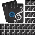 Music Folder Sheet Music Folders 24 Pack Binder Music Choral Storage Holder Band Folder (24)