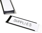 SmartSign Magnetic 'C' Channel Label Holders | 2.5" x 6" Pack of 10