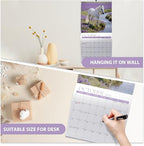 2026 Wall Calendar, Large Monthly Wall Calendar Dogs, Jan 2026 - Dec 2026, 12" x 24" (Opened), Hanging Planning Calendars for Family Home Office Supplies
