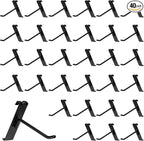PYBTOOL 4 Inch Gridwall Hooks, Grid Panel Hanging Hooks for Retail, Home, and Workspace Organization, Displays, and Storage Solutions(40Pack,Black)…