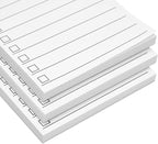 Paper Junkie Grocery & Shopping List Magnetic Notepad for Fridge - 6-Pack Slim Notepads, 3.5 x 9 In, 60 Sheets per Pad, White Magnetic Backing - Checkboxes for To-Do & Grocery Items