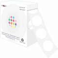 PARLAIM 3/4 Inch Roll Color Coding Labels,1000 per Roll Round Permanent Adhesive Color Coding Circle Dot Stickers for Classroom Office Home (White)