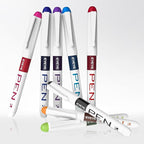 EYEYE Fountain Pens for Writing, 8 Pack Assorted Colors Fine Point Disposable Fountain Pens Stainless Steel Nib, Smooth Writing for Journaling, Drafting, Sketching, Doodling & Gifts
