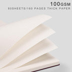 EMSHOI Dotted Journal Spiral Notebook 5.7" x 8.22" - 4 Pack 640 Pages 100gsm Thick Paper, A5 Dot Grid Notebook, Plastic Hardcover Bullet Notebooks Journals for Writing Women Men Work School Supplies