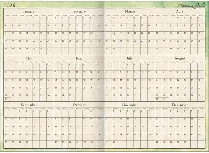 Lang Bountiful Blessings 2026 Wall Calendar – 12-Month Calendar with Linen-Embossed Garden Artwork by Susan Winget & Scriptural Quotes, 13.4" × 12"