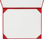 GraduationMall 8.5"x11" Smooth Padded Diploma Cover Certificate Holder Red,12-Packs