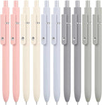Donyang 10PCS Gel Pens Black Ink Fine Point Pens With Smooth Writing, Office Supplies, Christmas Anniversary Birthday Gifts for Men Women, Quick Dry Pens For Journaling, Nurse Aesthetic Pen (Morandi)