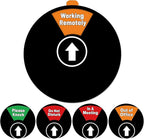 Out of Office Sign for Door - 5 Options Status Private, In a Meeting, Do Not Disturb, Working Remotely, In Out Available and Away