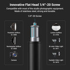 SmallRig 110"/9.2ft Photography Light Stand with Boom Arm, Heavy-Duty Aluminum Air-Cushioned Light Tripod Stand with 1/4" Screw for Softbox, Studio, Flash, Ring Light, Camera, 11lbs Max Load, RA-S280A