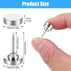 50 Sets Push Pins Magnetic Thumb Tacks, Magnet Push pins for Wall Bulletin Board Cork Board Cute Decorative Clips Thumbtacks for Poster Hanger Photo Picture Hanging Accessories