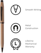 Cross Century II Earthy Beige with Black PVD Appointments Ballpoint Pen