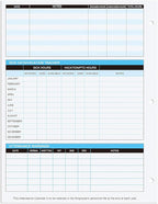 2026 Attendance Calendar Work Tracker Attendance Calendar Cards - 8.5 X 11 Cardstock/Pack of 25 Sheets
