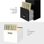 HR Folders for Employee Files – 25-Pack Heavy-Duty Manila Folders with Preprinted Personnel Forms and Labels, 9.5 x 11.5 Letter Size, 2 Internal Pockets, Secure Document Storage