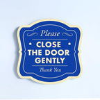 Custom Decorative Outdoor Metal Sign - Personalized Aluminum Driveway Sign, Waterproof, Made In USA - Design 3 Blue Steel 24x24 In