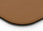 POUT TekDec Mat – Vegan Leather Desk Pad (31.5×13.4in / 80×34cm), Water-Resistant Surface, Anti-Slip Base, Scratch & Heat Protection, Multi-Functional Writing & Mouse Pad – Caramel Tan