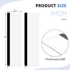 DOLLAR BOSS Monitor Memo Boards for Computers 2 Pcs Office Desk Accessories 11" x 3.1" Transparent Acrylic Monitor Side Panel Multifunction Message Board Screen Note Holder for Office Home Work Desk