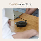 Jabra Speak 510 (2025 Edition) Portable, USB or Wireless Bluetooth Speaker for Meetings and Calls with Crystal-Clear Sound, Works with All Meeting Platforms - Microsoft Teams, Google Meet, Zoom, Black