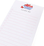 Graphique Berries Magnetic Notepad, 100 Tear-Away Sheets for Grocery, Shopping & To-Do Lists, Writing Pad for Fridge, Kitchen, Office