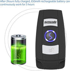 Mini 2D Portable Handheld Bluetooth Barcode Scanner Wireless 2.4G & USB Wired 3-in-1 Bar Code Scanner Portable USB QR Code Scanner for Windows.Android.iOS.MAC