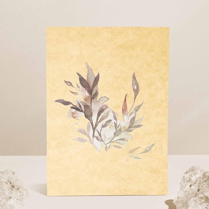 50 Thicker Stationery Vintage Antique Design Printing/Writing Papers 8.5 x 11 in, Christmas Stationery, Decorative Printer Paper for Invitation, Resume, Award, Diploma, Craft, Certificate (vintage 1)