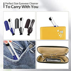 Portable Microfiber Eyeglass Cleaner (3Pcs), Efficient and Durable Carbon Microfiber Technology, Lens Cleaner with Carbon Microfiber Tech and Mini Sunglasses Brush Cleaning Tool