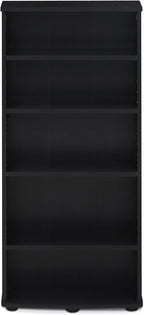 FURINNO Jaya 4-Tier Multimedia Storage Tower, Espresso