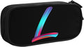 Pazacon Cute Initial Pencil Case for Kids Students, Large Capacity Pencil Pouch for Boys Girls, Letter Design Pencil Box Pen Bag Office Stationery Organizer, Rainbow Letter L
