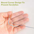 Eisdroma 30 x 72 Inch Clear Table Cover Protector, Clear Table Protector for Dining Room Table, 1.5mm Plastic Table Cover, Waterproof Table Pad for Kitchen, Office