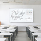 Dry Erase Board 72 x 40 Inch, Large Magnetic White Board for Wall, Maxtek Aluminum Frame Erase Board Presentation Wall-Mounted Marker Board with a Long Pen Tray for Classroom, Office & Home