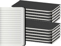 XYark Lined Pocket Notebooks, 20 Pack Small Notebook Bulk, 3.5x5.5 inch, A6 Size Thick 80GSM College Ruled Paper, Black Cover Mini Journal for Men, Women, Journaling & Business Notes