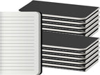 XYark Lined Pocket Notebooks, 20 Pack Small Notebook Bulk, 3.5x5.5 inch, A6 Size Thick 80GSM College Ruled Paper, Black Cover Mini Journal for Men, Women, Journaling & Business Notes