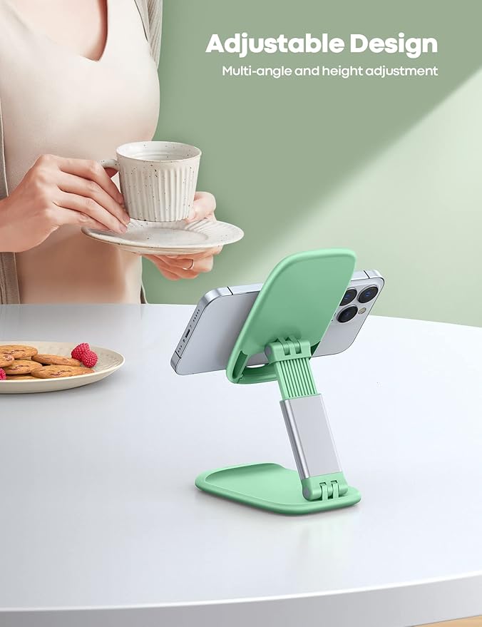 Lamicall Easter Basket Stuffers for Teens Girls Boys Cell Phone Stand, Light Green Cell Phone Holder, Easter Basket Essentials, Desk Accessories & Workspace Organizers, Telephone Stands
