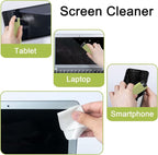 Screen Cleaner Touchscreen Mist Spray, walrfid Cleaning Kit for Electronic Smart Phone TV, Laptop, Tablet, PC, Computer LCD Flat Screens, Eyeglasses, Compatible with iPhone iPad MacBook Pro - Green