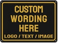 Custom Sign Bulk Personalized Metal Signs For Outdoor Indoor Business Home Store Office Yard Street Lawn Make Your Own Customized Signs With Your Logo Text Photo, 6x8inch