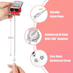 Aoryalps Retractable Badge Reel Holder Retractable with ID Clip for Nurse Nursing Name Tag Card Nursing Student Teacher Doctor Medical Assistant Work Office Clip-Gifts for Nurse