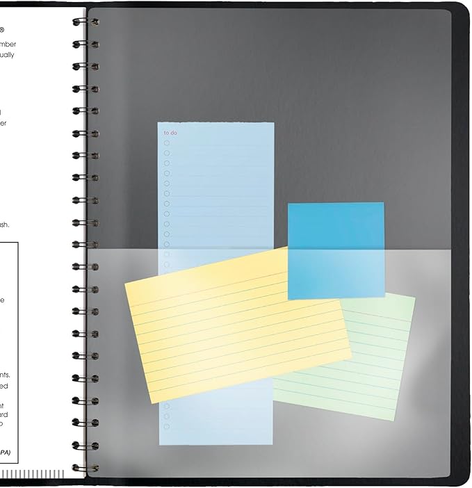AT-A-GLANCE 2025 Appointment Book Planner, Weekly & Monthly, 8-1/4" x 11", Large, Half-Hourly, Contemporary, Black (70950X0525)