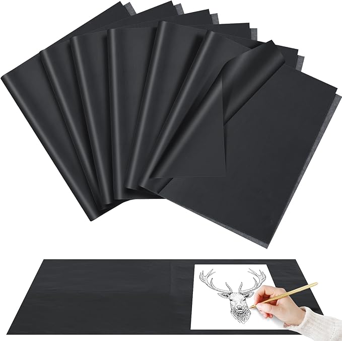 Epakh 30 Sheets 18''x 24'' Large Carbon Paper for Tracing, Carbon Transfer Paper for Drawing, Tracing and Transfer - Arts and Crafts Supplies