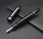 JINHAO X159 Fountain Pen (EF Nib 0.38mm, Black with Silvery Clip)