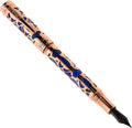 Conklin Endura Deco Crest Fountain Pen in Blue, Extra Fine Nib, Premium Writing Instrument